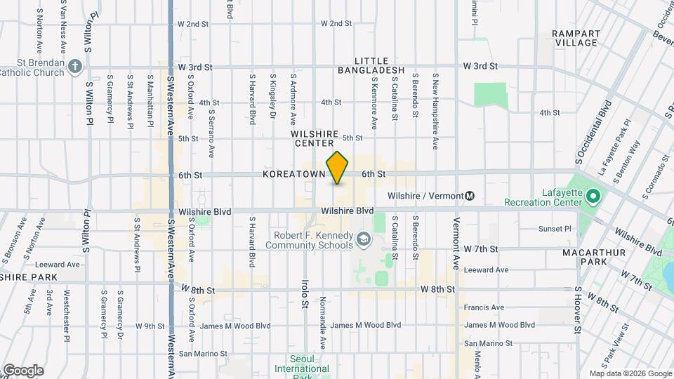 616 S Mariposa Ave Map and Location Details
