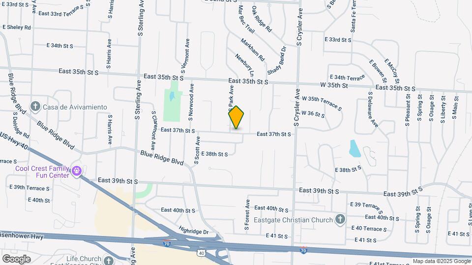 11804 East 37th St S Map and Location Details