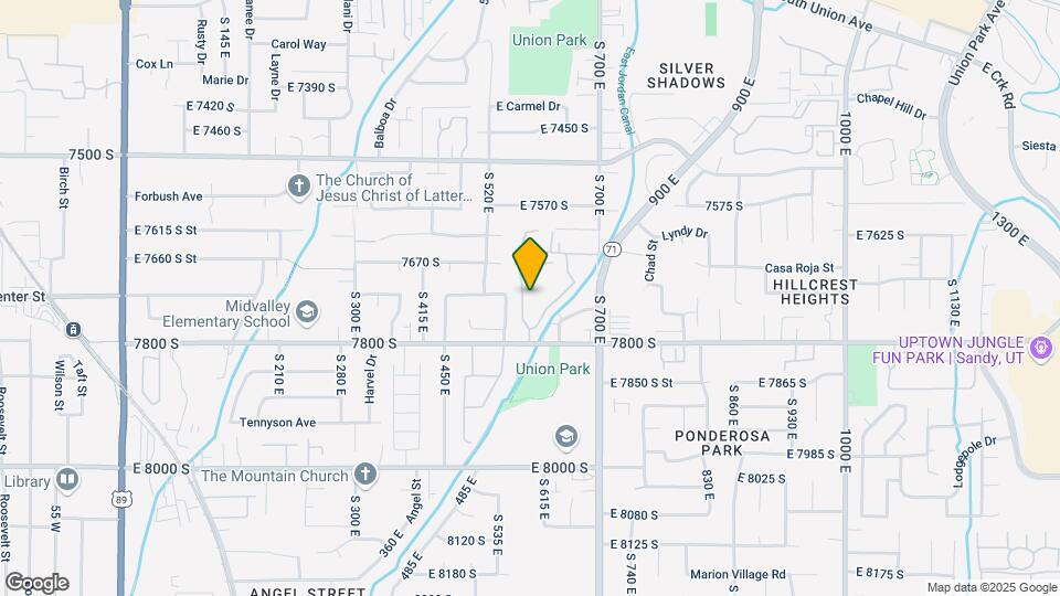 7737 Briarsprings Dr Map and Location Details