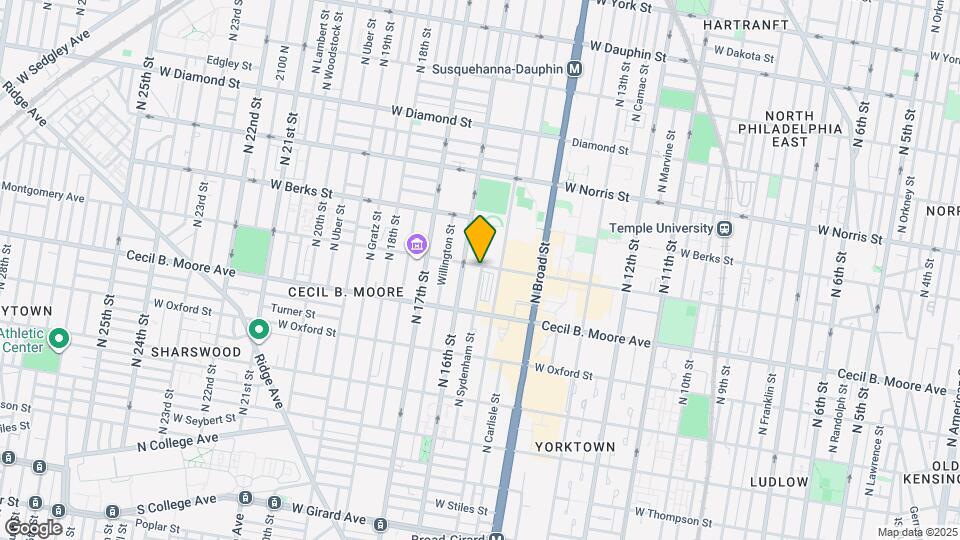 Mongtomery Ave Commons Mapa y Detalles de la Ubicación