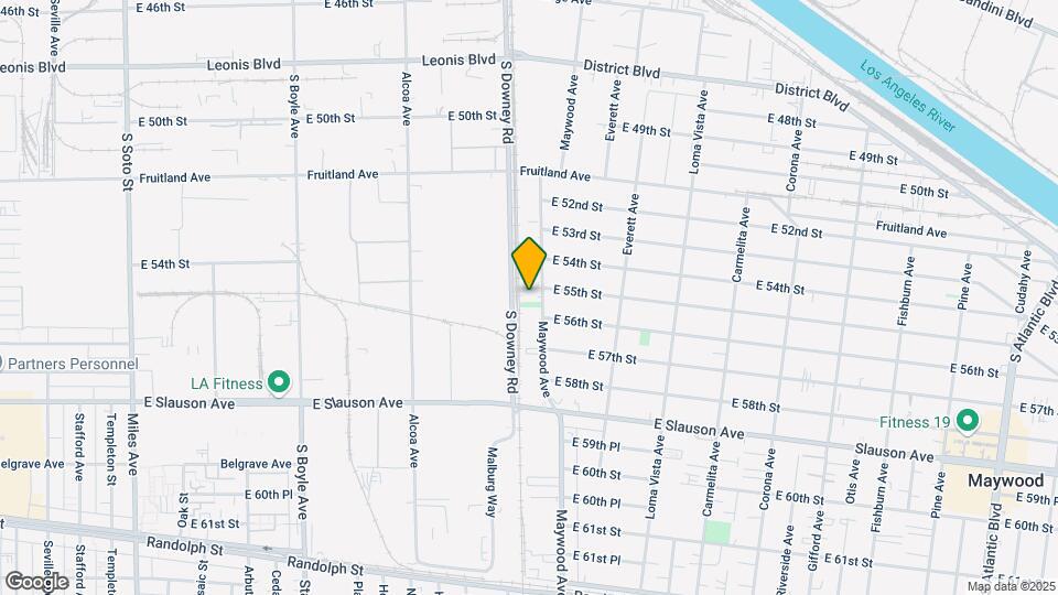 5503-5509 Maywood Ave Mapa y Detalles de la Ubicación