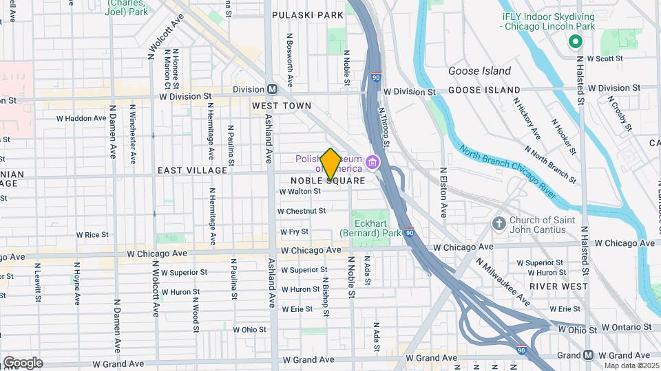 1428 W Walton St Map and Location Details