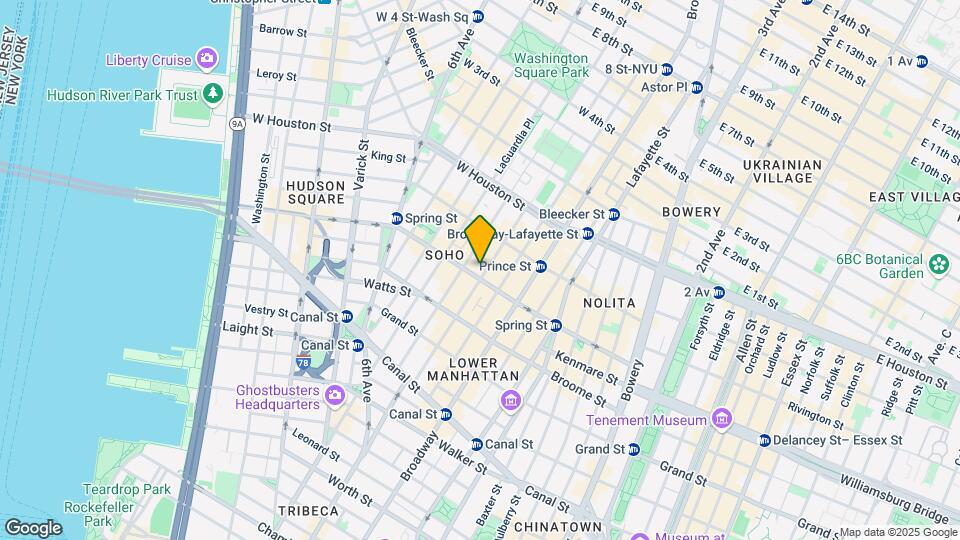 129 Spring St Map and Location Details