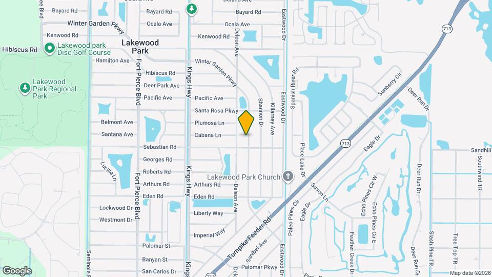 5605 Winter Garden Pkwy Map and Location Details