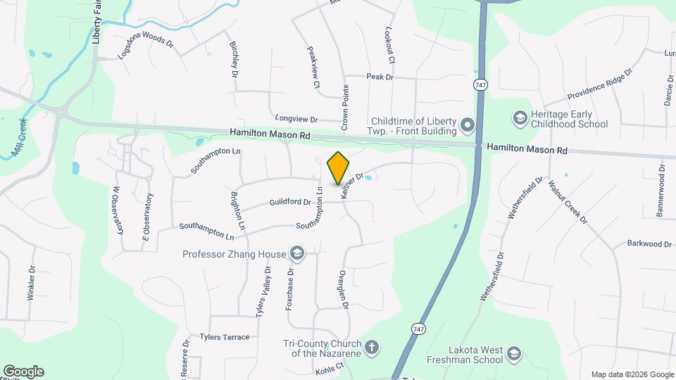 7281 Keltner Dr Map and Location Details