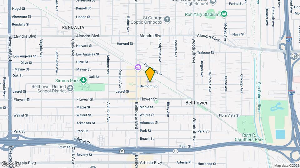 9851 Belmont St Mapa y Detalles de la Ubicación