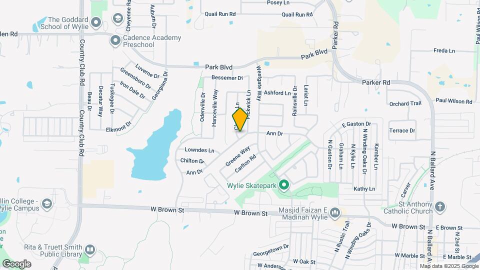 600 Claiborn Ln Map and Location Details