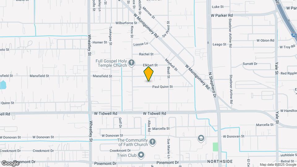 862 Paul Quinn St Map and Location Details