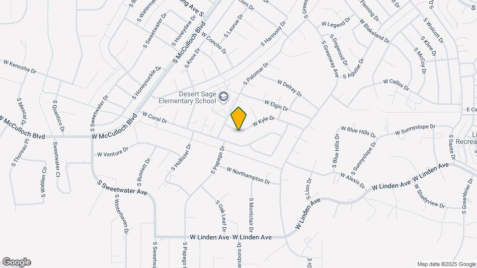 284 W Kyle Dr Map and Location Details