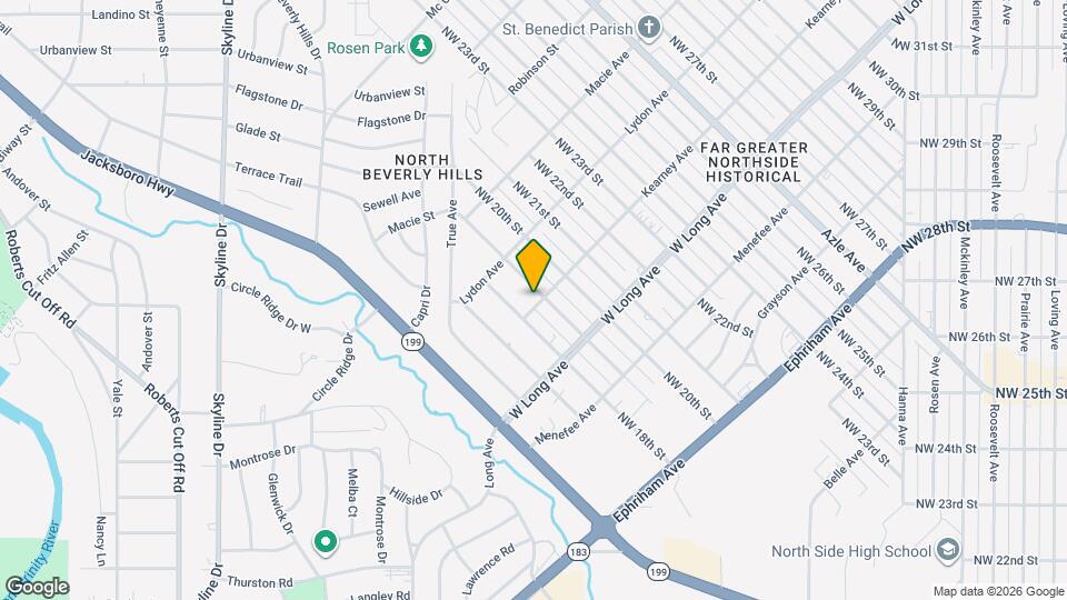 2801 NW 19th St Map and Location Details