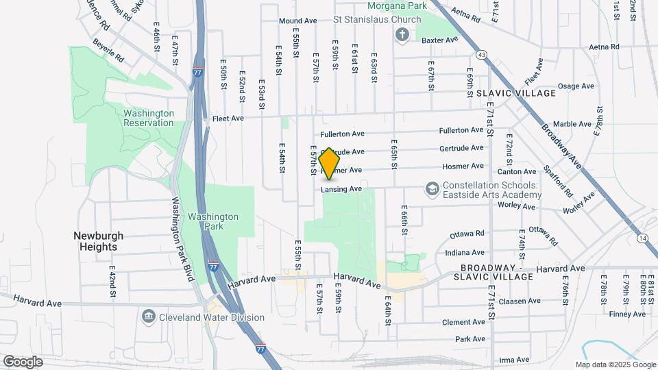 5805 Lansing Ave-Unit -Down Map and Location Details