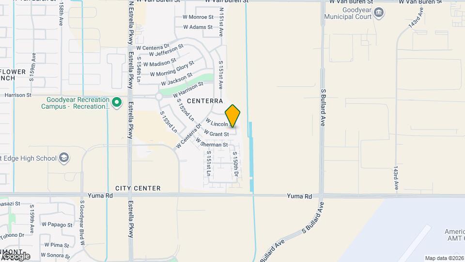 15066 W Grant St Mapa y Detalles de la Ubicación