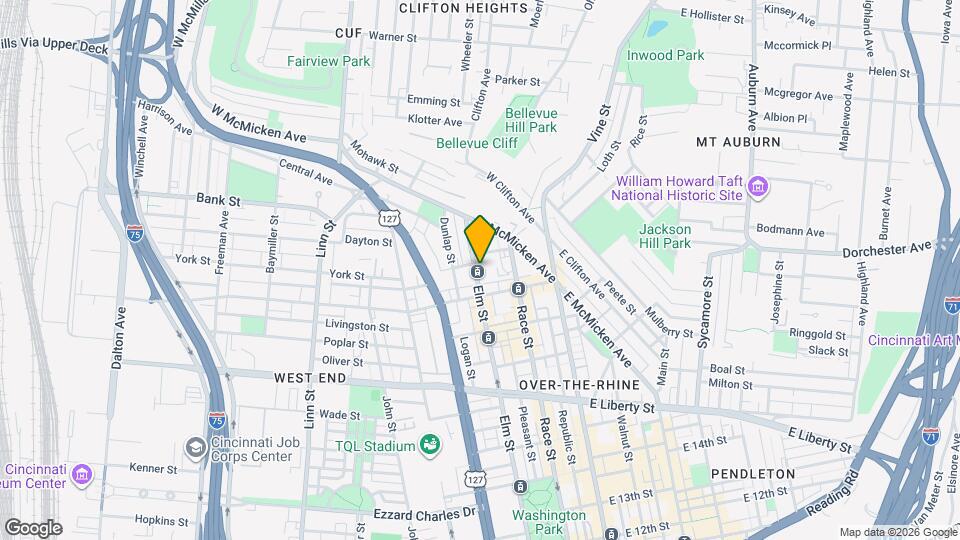 1918 Elm St Map and Location Details