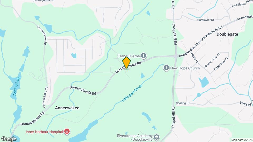 4501 Dorsett Shoals Rd Mapa y Detalles de la Ubicación
