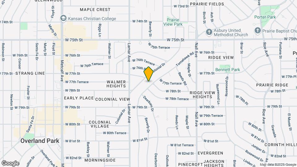 7804 Tomahawk Rd Map and Location Details
