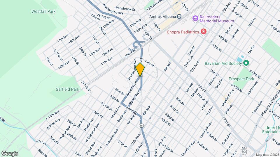 2015 Broad Ave Mapa y Detalles de la Ubicación