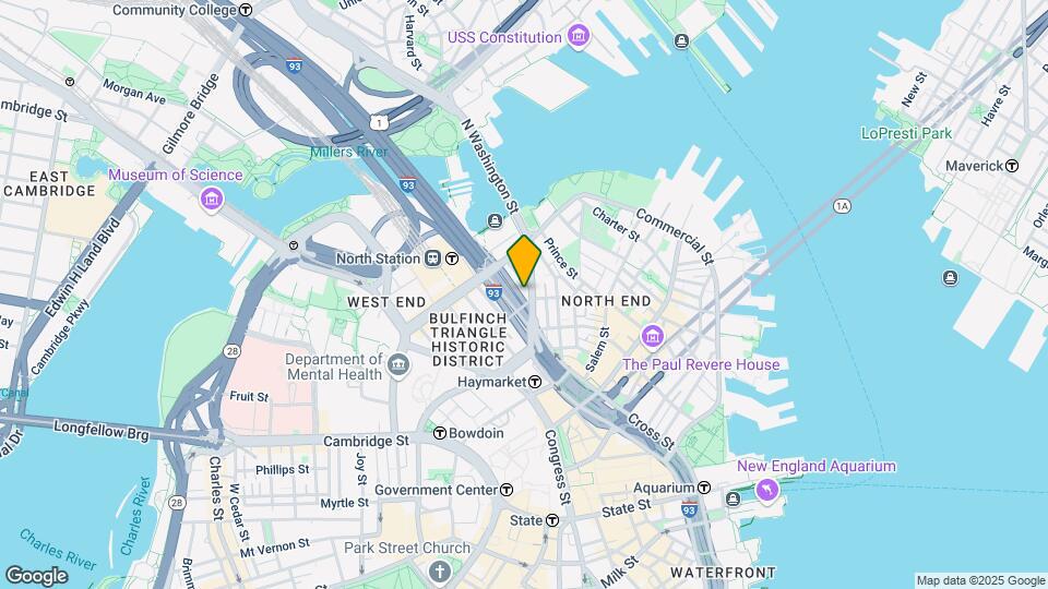 90 N Washington St, Unit 2 Map and Location Details