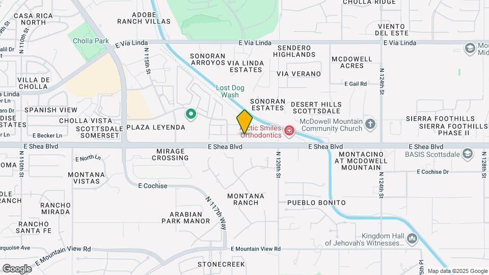 11861 E Becker Ln Map and Location Details