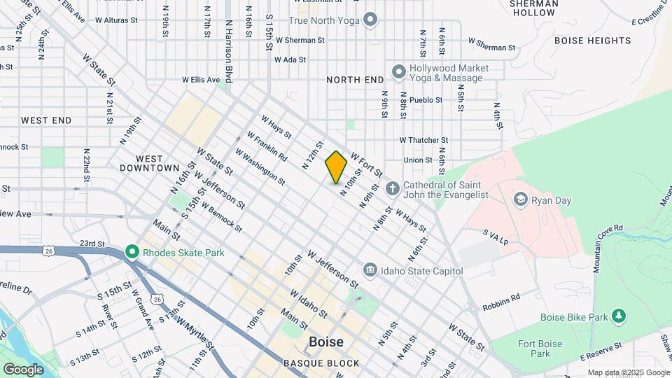 1010 W Franklin St Mapa y Detalles de la Ubicación