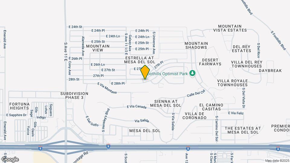 11626 E 28th Pl Map and Location Details