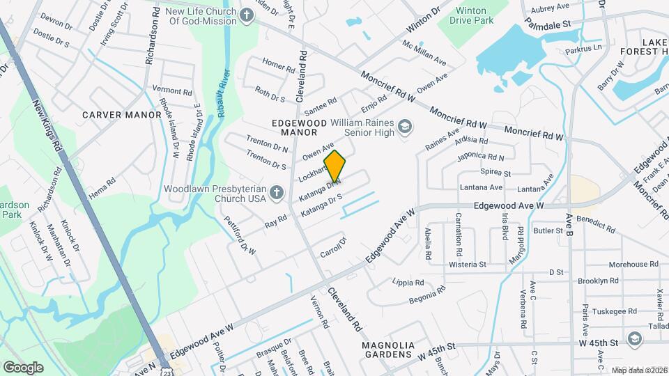 4144 Katanga Dr N Mapa y Detalles de la Ubicación