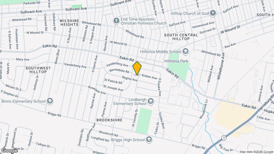 945 Hodges Dr Map and Location Details