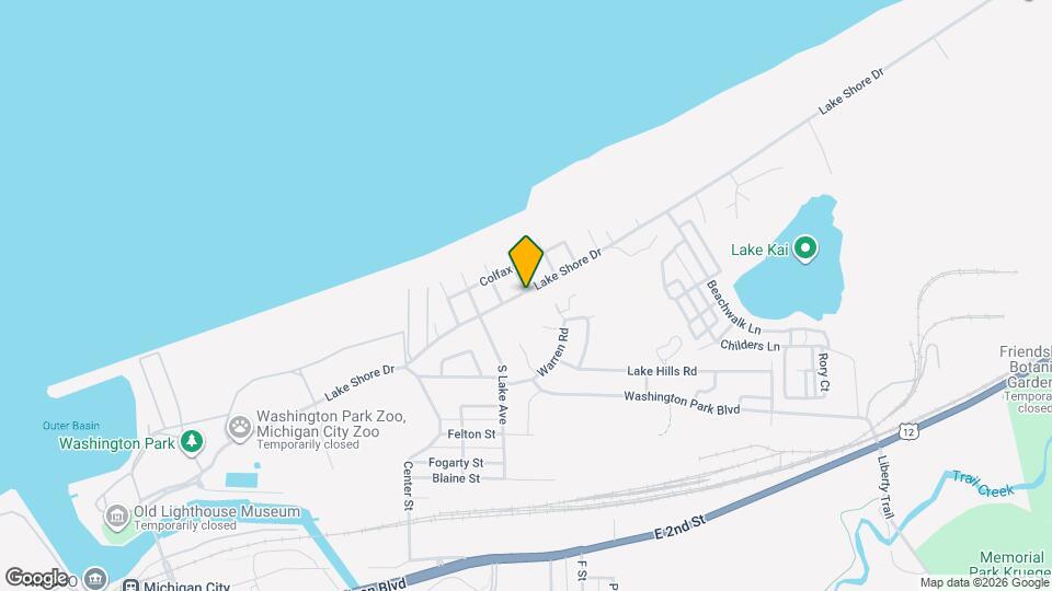 513 Lake Shore Dr Mapa y Detalles de la Ubicación