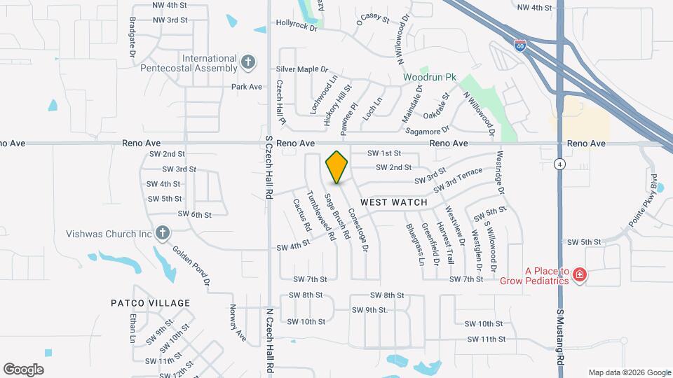 401 Conestoga Dr Map and Location Details