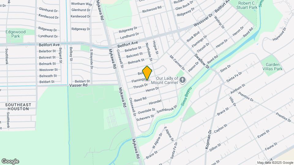 6419 Thrush Dr Map and Location Details