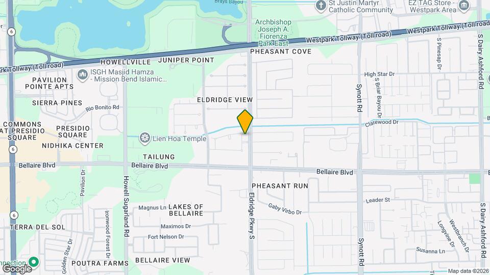 6611 Sunrise Valley Ln Map and Location Details