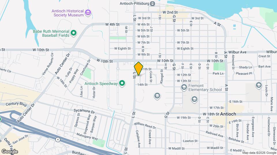 1126 Leggett St Map and Location Details