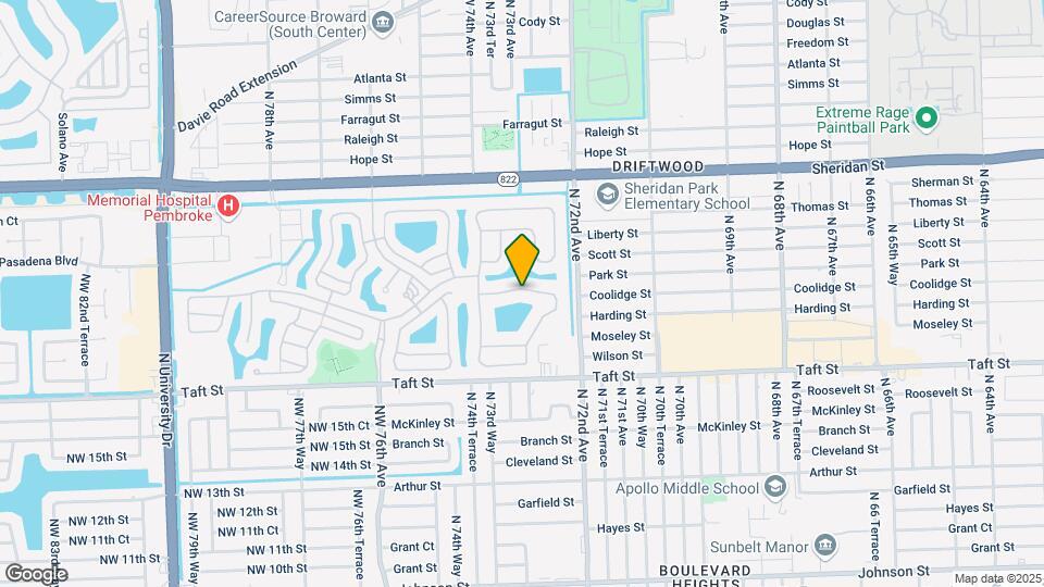 7294 NW 19th Ct Map and Location Details