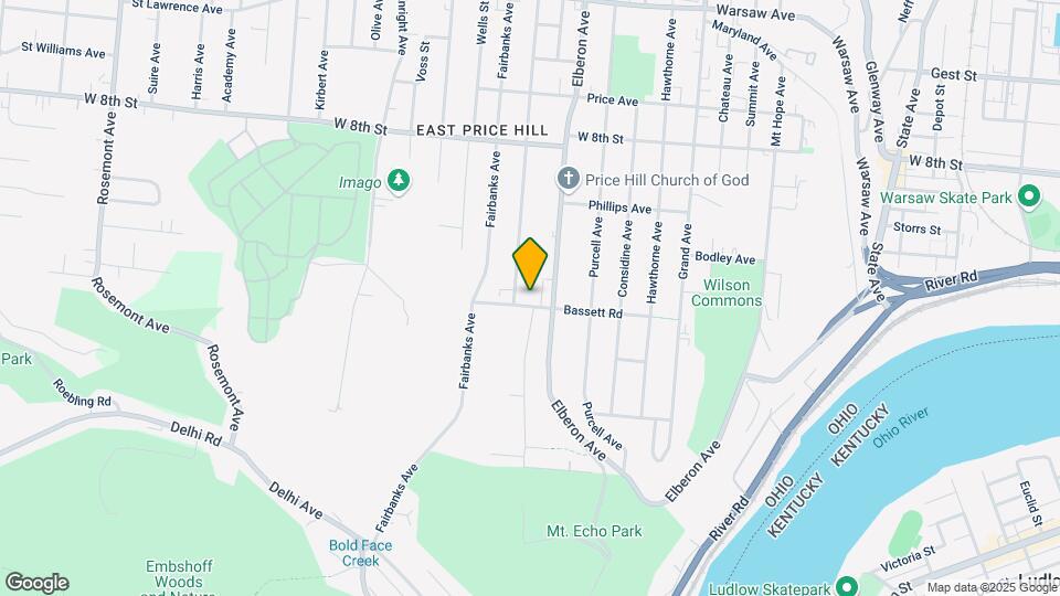 3422 Bassett Rd, Unit 2 Map and Location Details