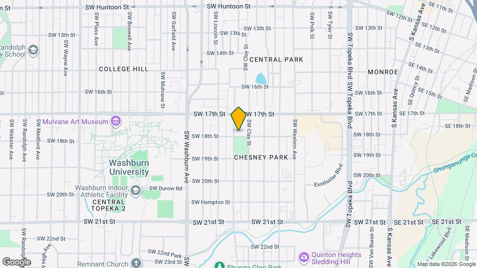 1116 SW 18th St Map and Location Details