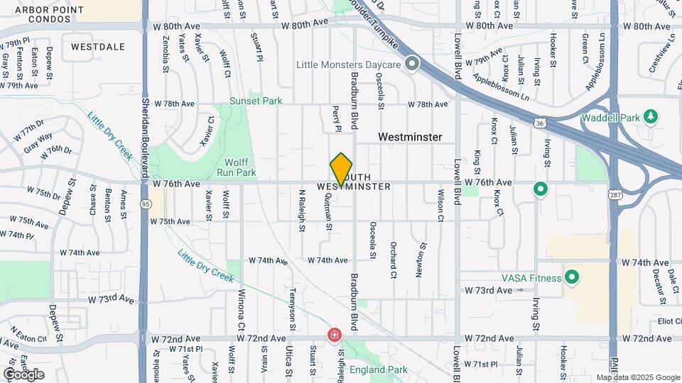 4066 W 76th Ave Map and Location Details