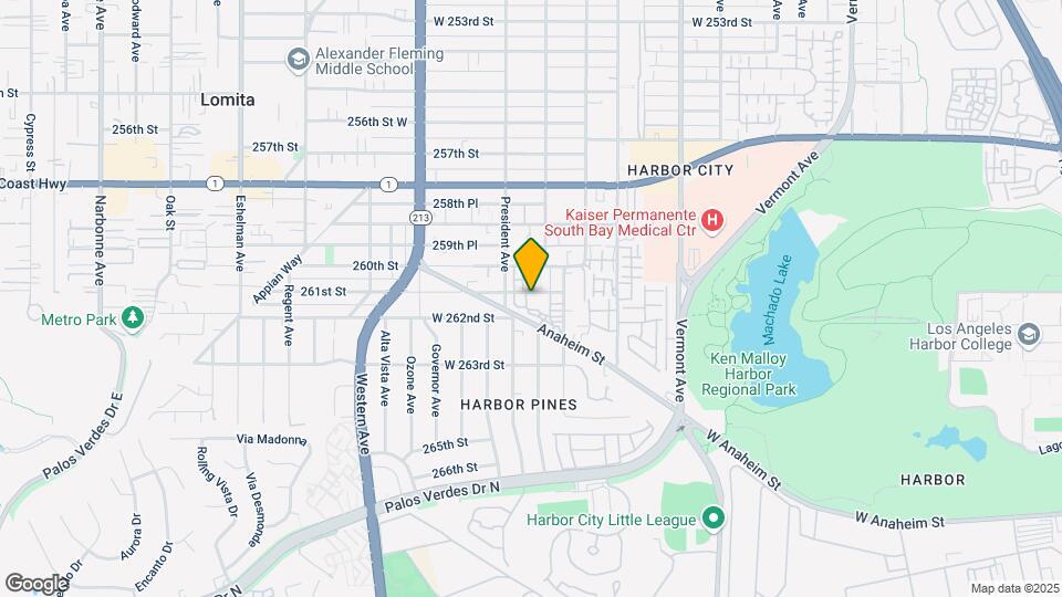 1536 W 261st St Map and Location Details