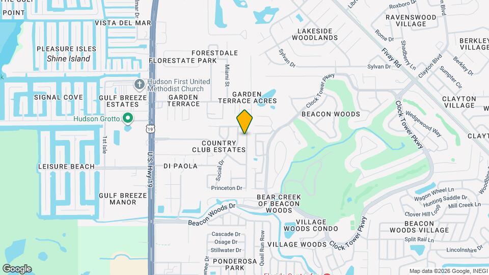 12903 College Hill Dr Mapa y Detalles de la Ubicación