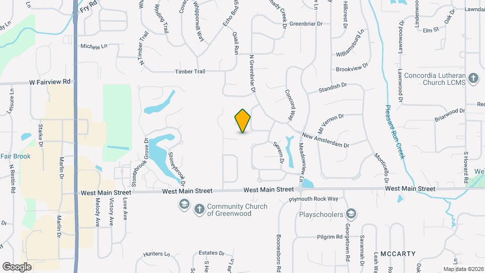 1318 Westridge Ct Map and Location Details