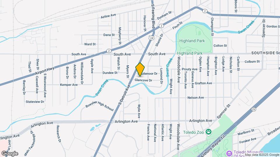 2032 Glencove Dr Mapa y Detalles de la Ubicación