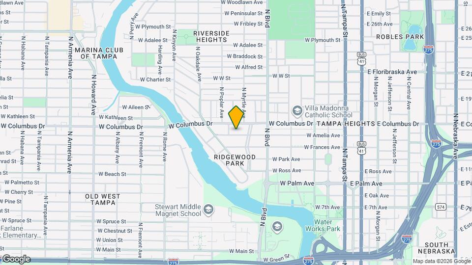 811 W Amelia Ave Map and Location Details