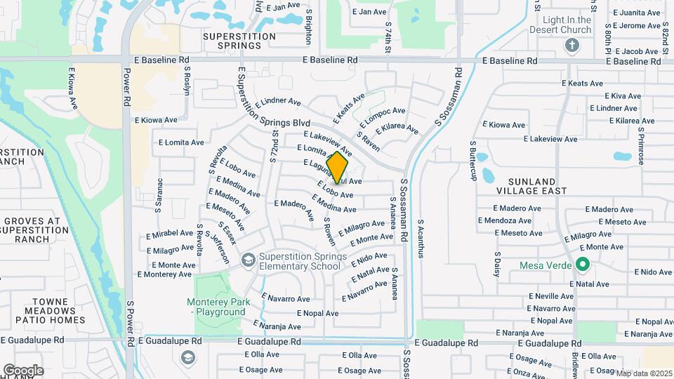 7404 E Lobo Ave Mapa y Detalles de la Ubicación