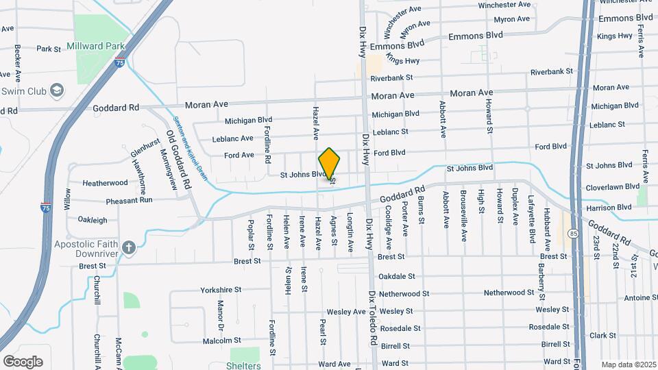 4066 Agnes Ave Map and Location Details