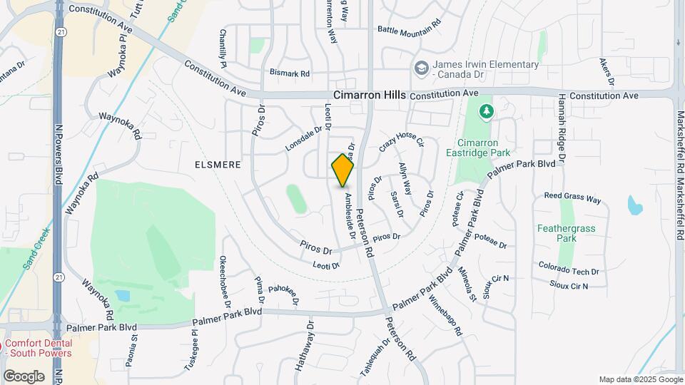 2110 Ambleside Dr Map and Location Details