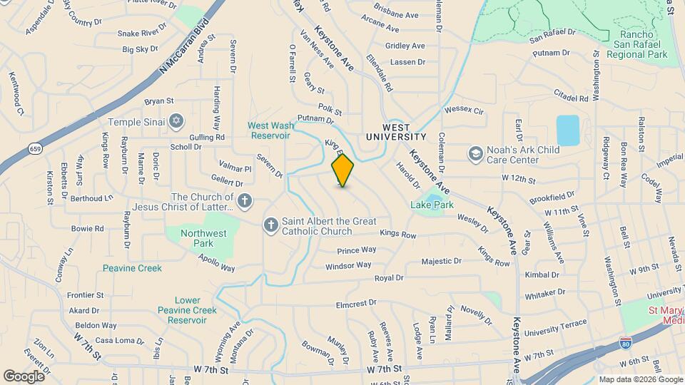 1855 King Edward Dr Map and Location Details