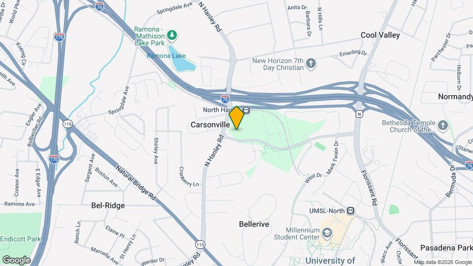 University Crossing Map and Location Details