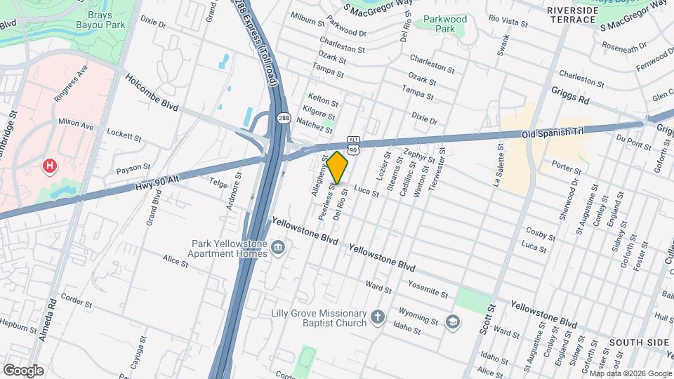 6737 Peerless St Map and Location Details