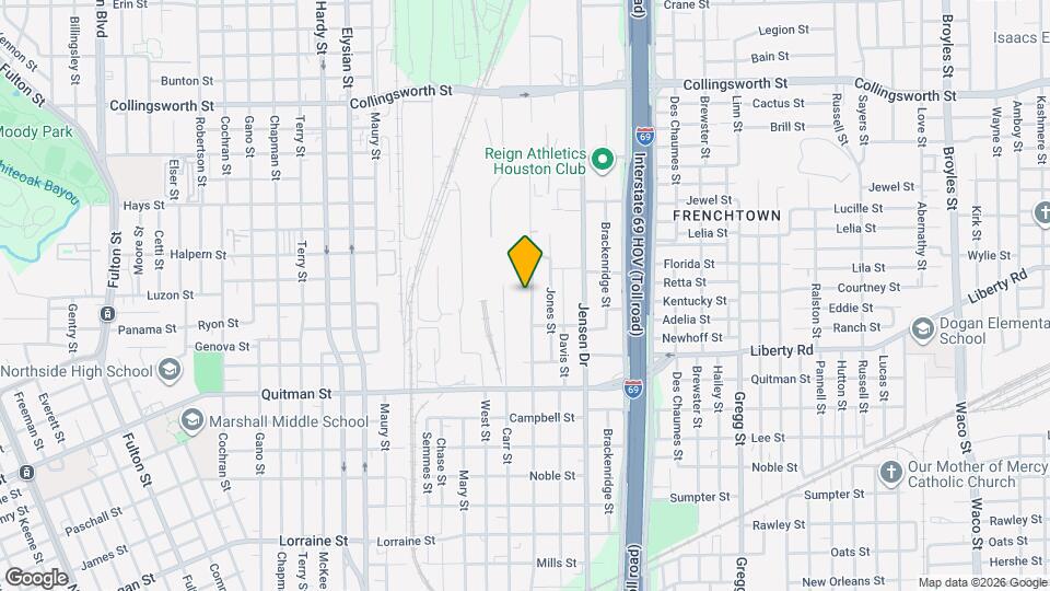 2631 Stevens St Map and Location Details