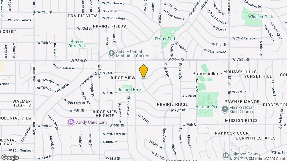 7535 Briar St Map and Location Details