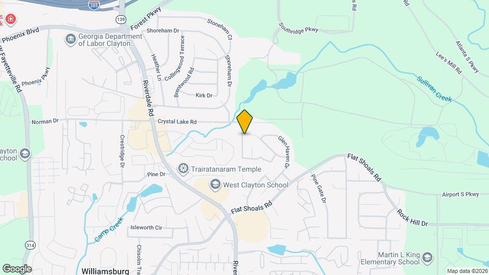 1263 Brookstone Rd Map and Location Details