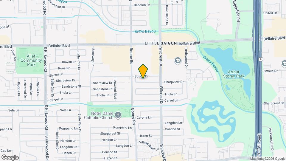 11018 Sharpview Dr Map and Location Details